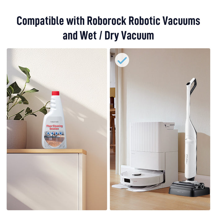 de officiële vloerreinigingsoplossing van roborock voor robotstofzuigers.
