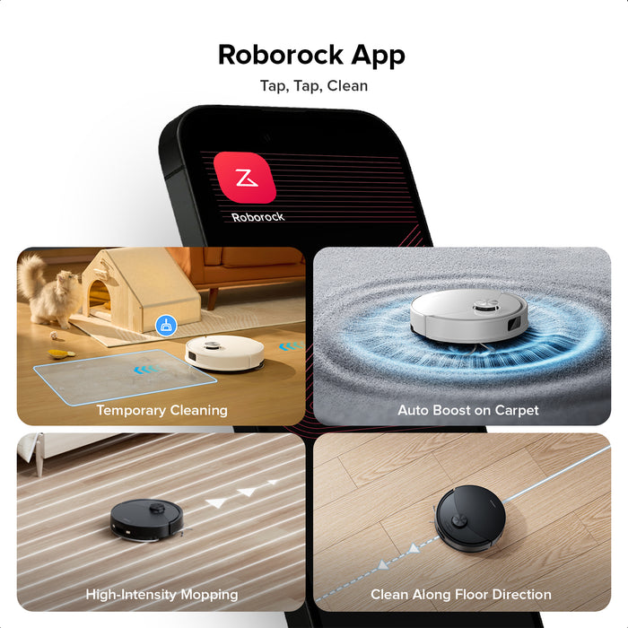 roborock q10 s5 robotstofzuiger en -dweil met 10.000 pa zuigkracht