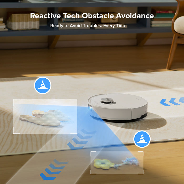 roborock q10 s5 robotstofzuiger en -dweil met automatisch leegmakend laadstation