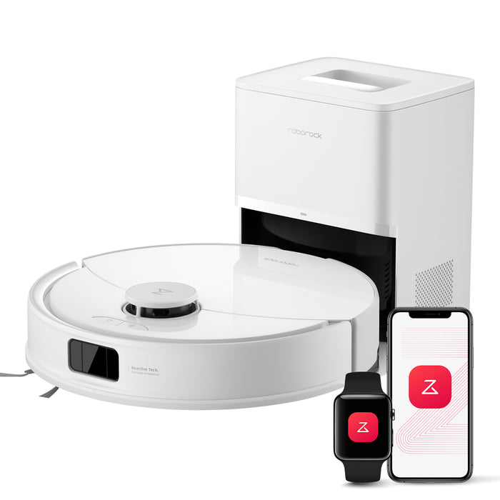roborock q10 x5 robotstofzuiger en -dweilrobot met automatisch leegmakend laadstation