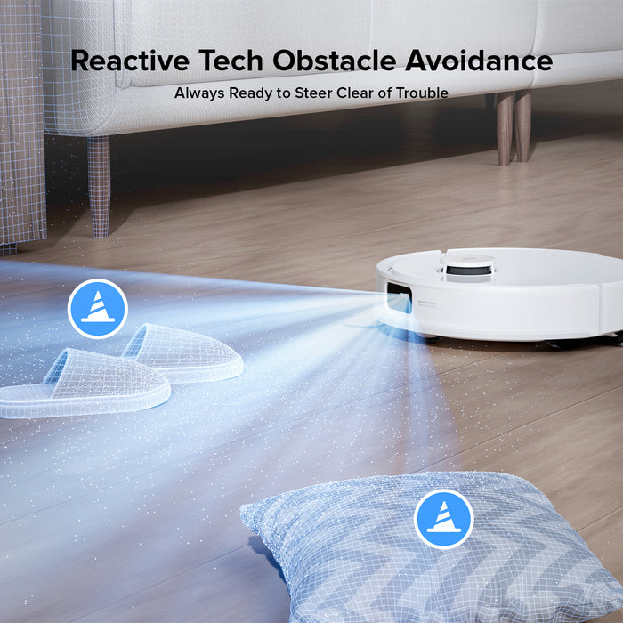 roborock q10 x5 robotstofzuiger en -dweilrobot met automatisch leegmakend laadstation