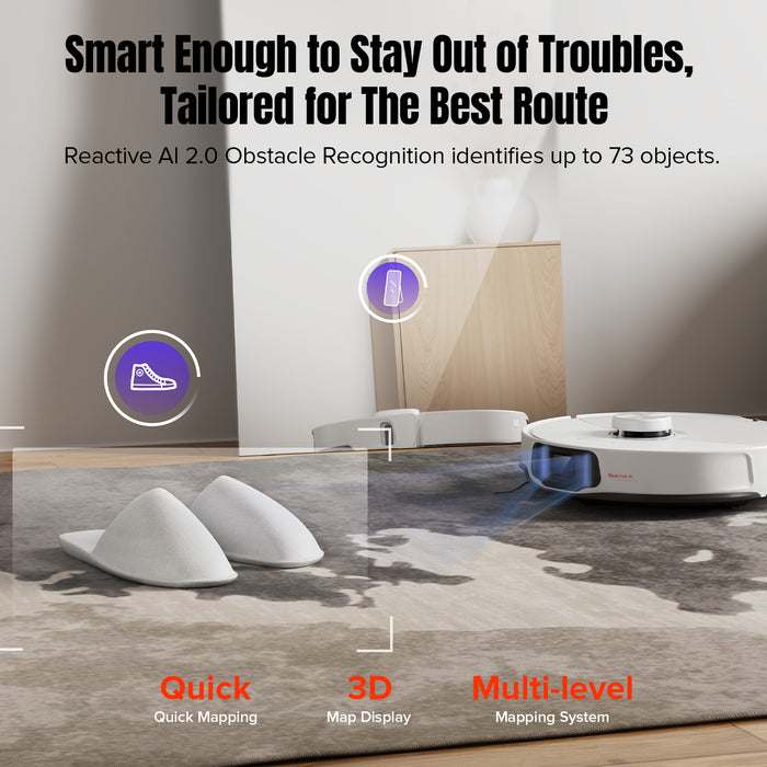 roborock s8 maxv ultra met 8-in-1 rockdock ultra
