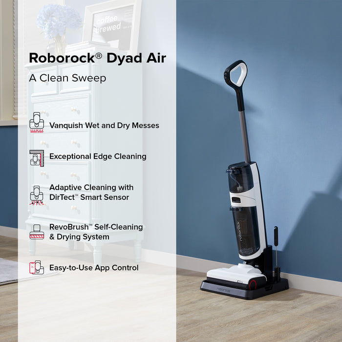 roborock dyad air nat- en droogstofzuiger