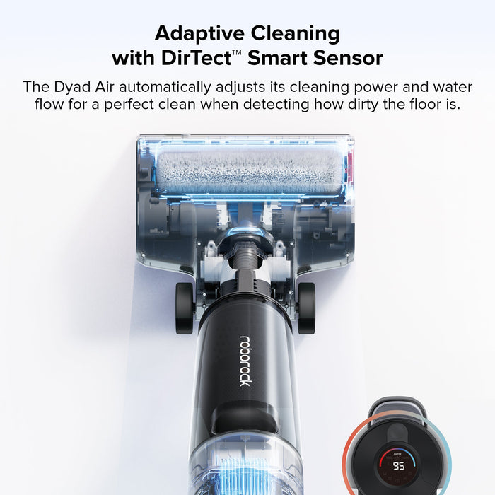 roborock dyad air nat- en droogstofzuiger