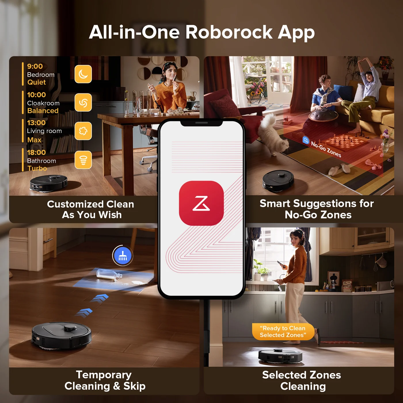 roborock qv 35s robotstofzuiger met multifunctioneel dock