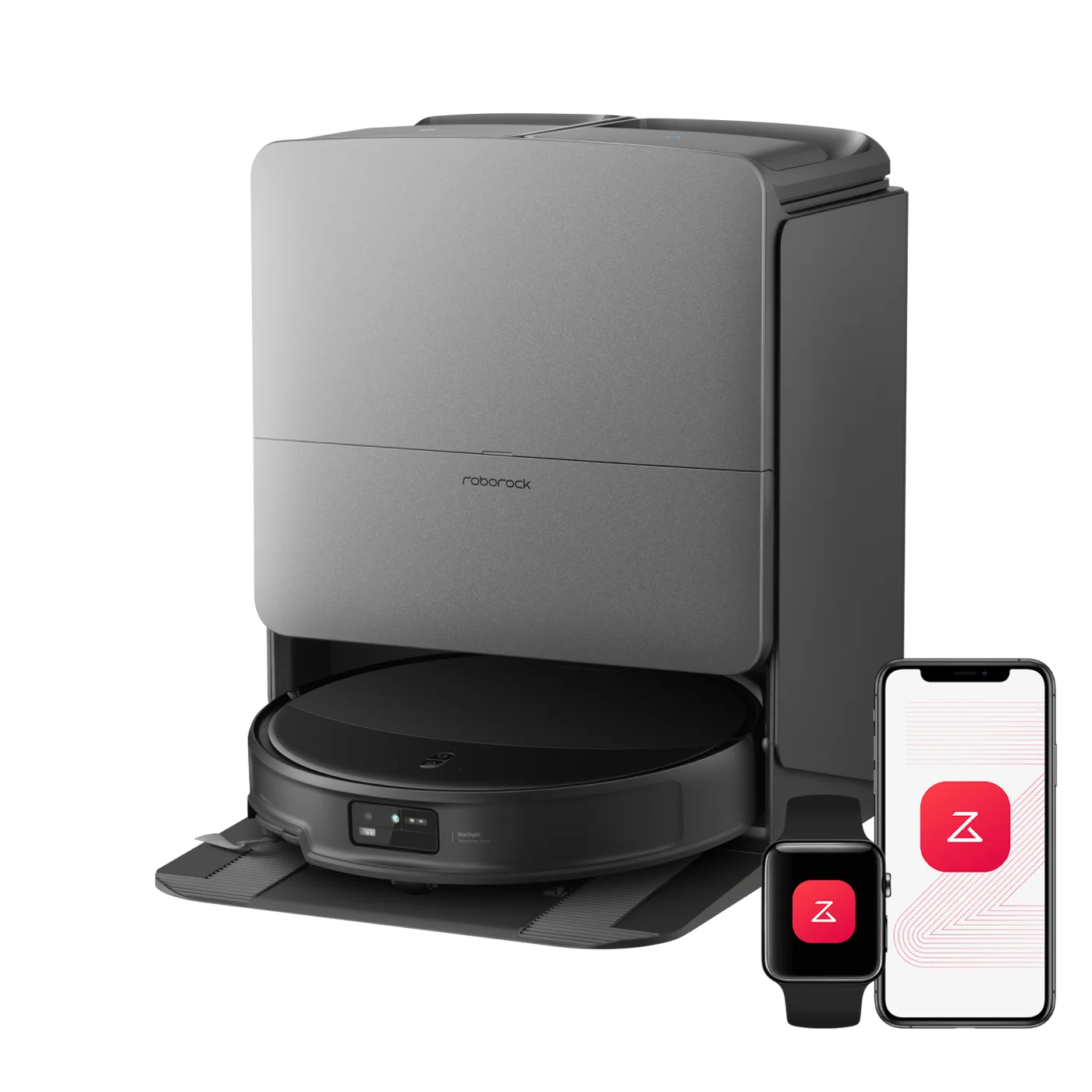 roborock saros 20 – adaptilift-chassis 3.0 voor soepele drempelovergang